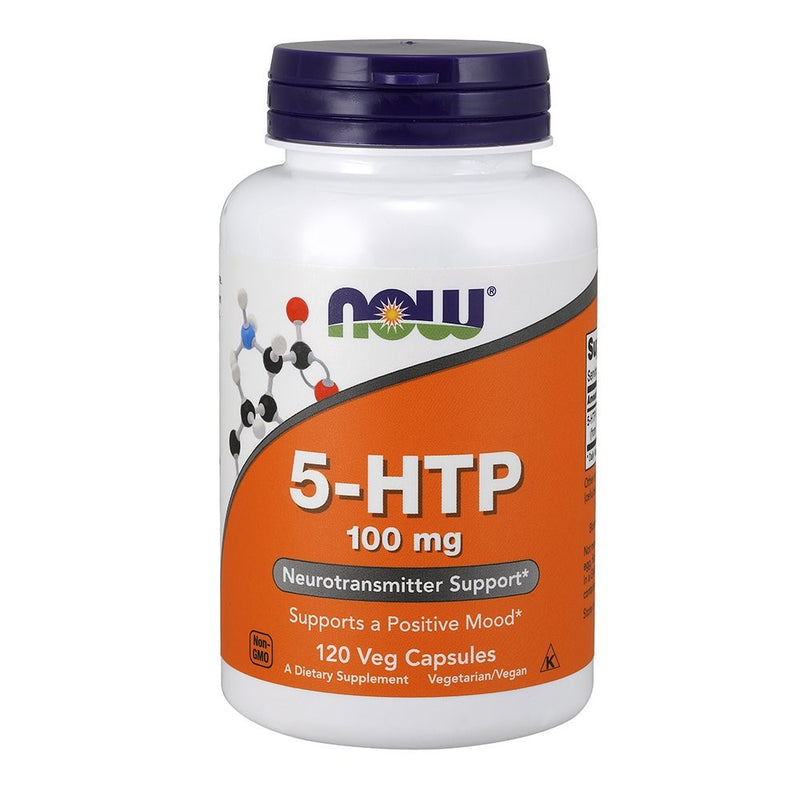 NOW 5-HTP 100 mg,120 Veg Capsules