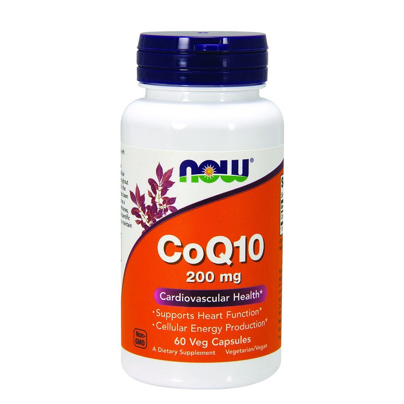 NOW CoQ10 200 mg,60 Veg Capsules