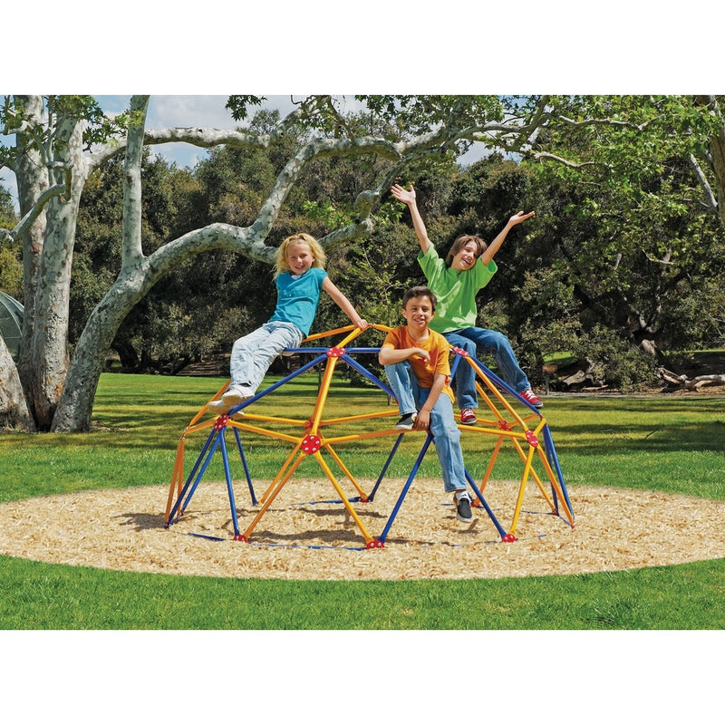 Easy Outdoor Space Dome Climber – Rust and UV Resistant Steel – 1000lb. Capacity – For Kids Ages 3 to 9