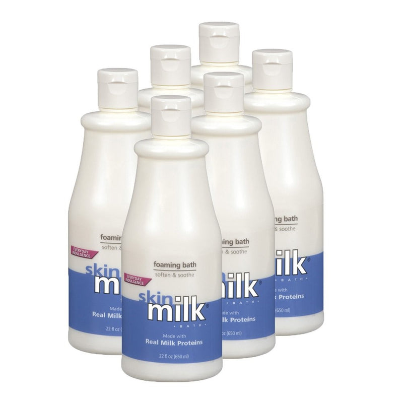 SkinMilk Soften Foaming Bath, 22-Ounce Bottles (Pack of 6)