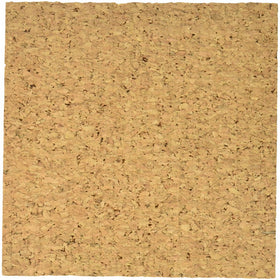 Dooley Mini Cork Tiles, 6 x 6 Inches, Pack of 4, Brown (606COTL-4)