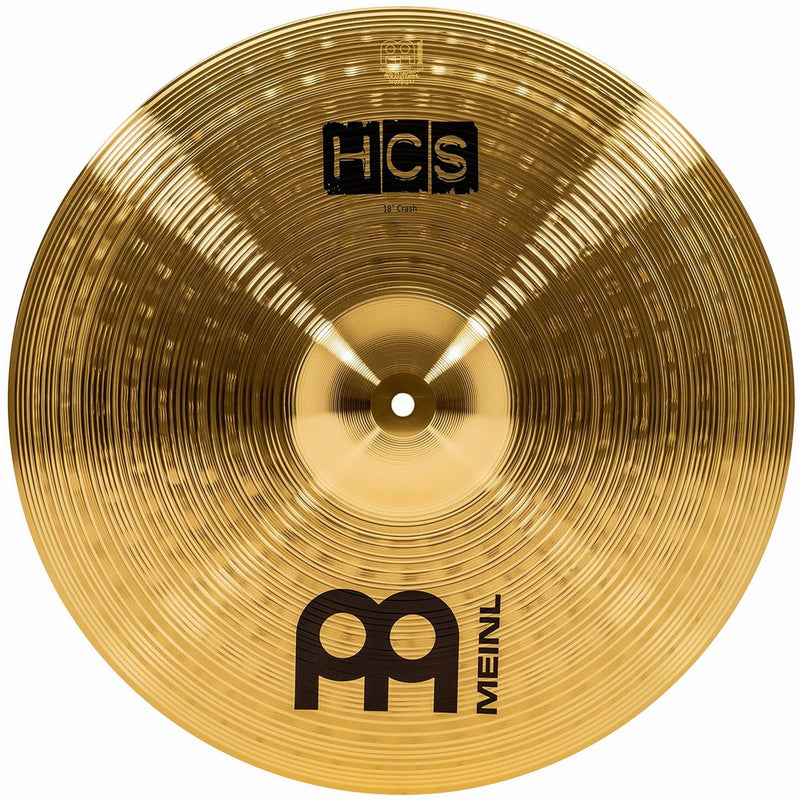 Meinl Cymbals HCS18C 18" HCS Brass Crash Cymbal for Drum Set (VIDEO)