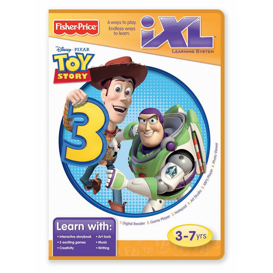 Fisher Price iXL Learning System Software Toy Story 3