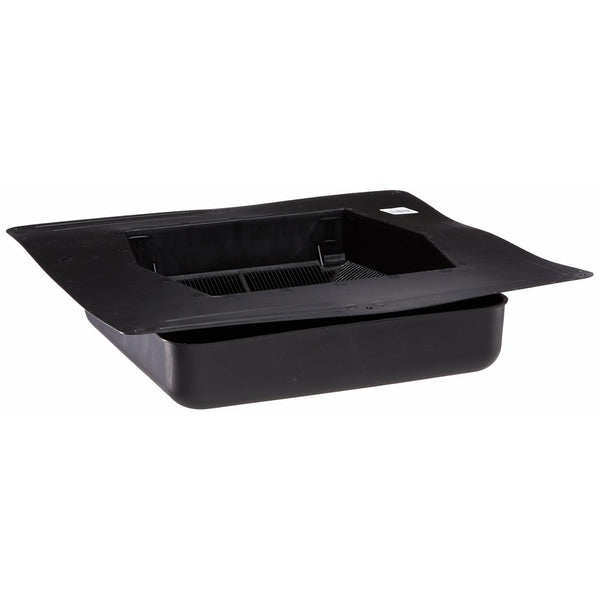 Roof Louver 10x10in Black