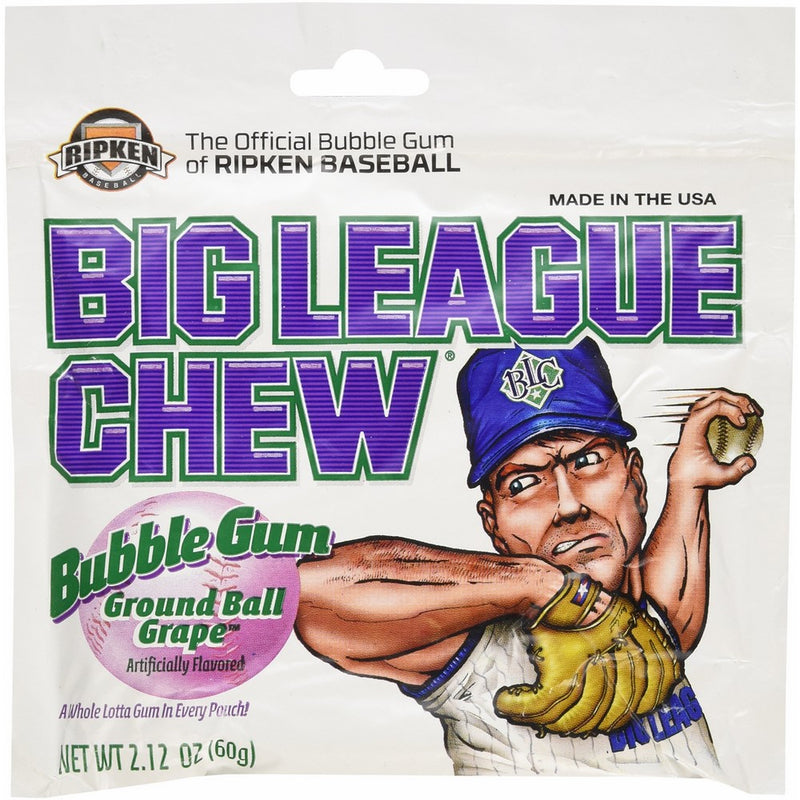 Big League Chew Grape (Pack of 12) - 2.12oz