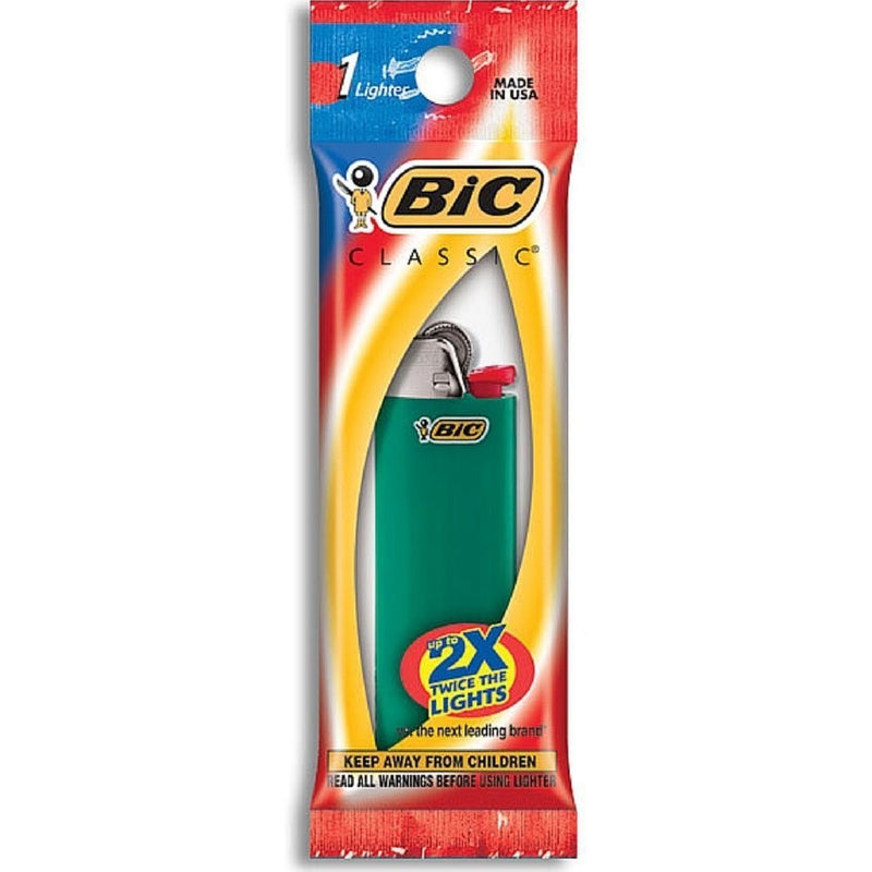 Bic Classic Disposable Lighter, Colors May Vary(Pack of 3)