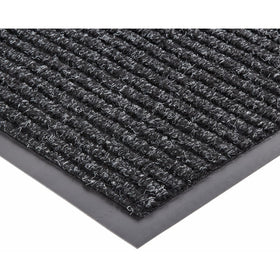 NoTrax 109 Brush Step Entrance Mat, for Lobbies and Indoor Entranceways, 2' Width x 3' Length x 3/8" Thickness, Charcoal