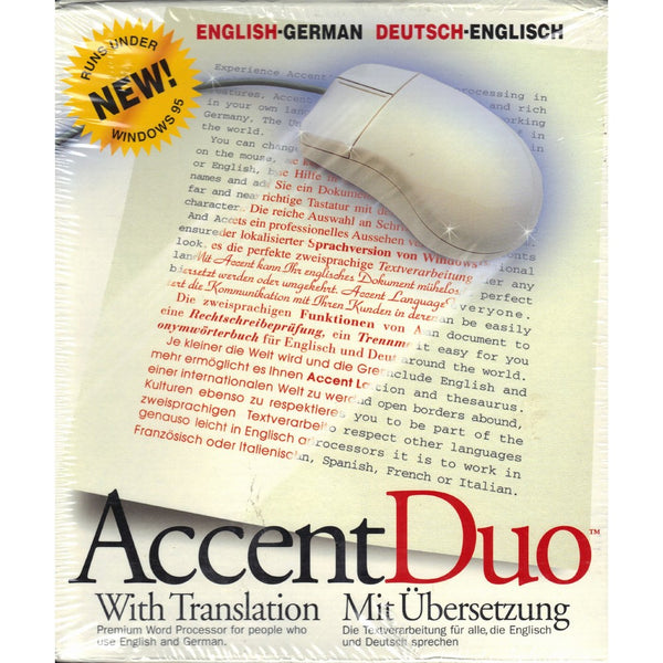 Accent Duo with English-German German-English Translation (3.5" disk)