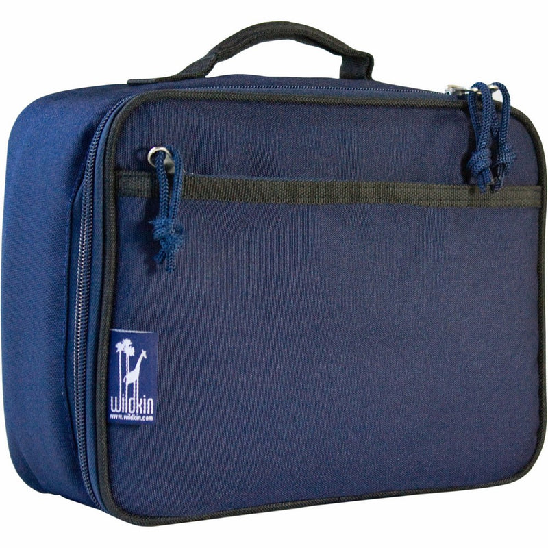 Lunch Box, Wildkin Lunch Box, Insulated, Moisture Resistant, and Easy to Clean with Helpful Extras for Quick and Simple Organization, Ages 3, Perfect for Kids or On-The-Go Parents – Whale Blue
