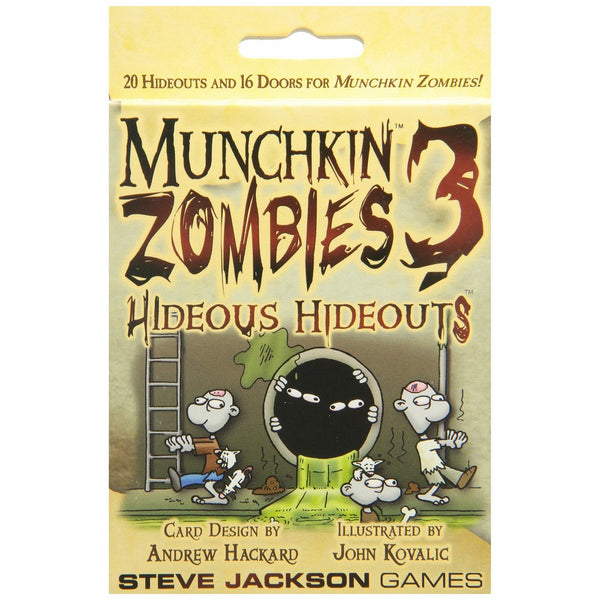 Munchkin Zombies 3 Hideous Hideouts