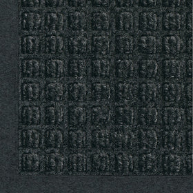 Andersen 280 WaterHog Fashion Polypropylene Fiber Entrance Indoor/Outdoor Floor Mat, SBR Rubber Backing, 3' Length x 2' Width, 3/8" Thick, Charcoal