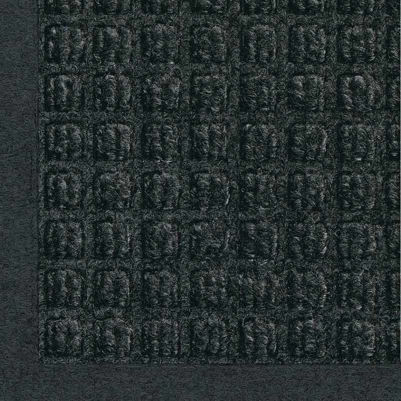 Andersen 280 WaterHog Fashion Polypropylene Fiber Entrance Indoor/Outdoor Floor Mat, SBR Rubber Backing, 3' Length x 2' Width, 3/8" Thick, Charcoal
