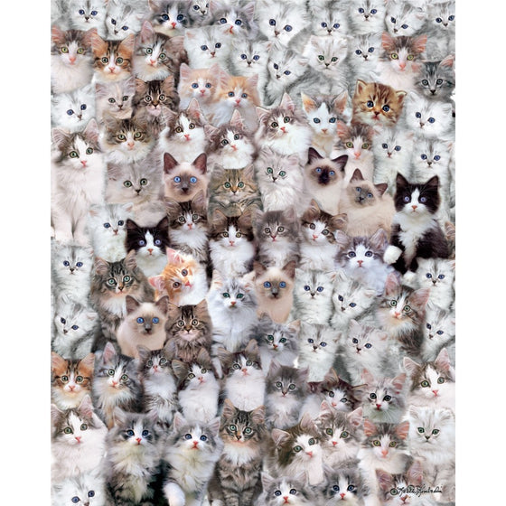 Andrews Blaine Ltd Cat Montage - 500 Pc Puzzle