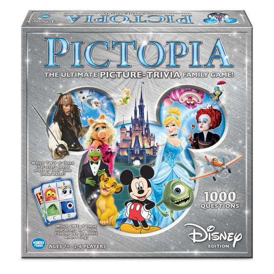 Wonder Forge Pictopia-Family Trivia Game: Disney Edition