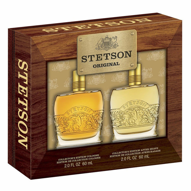 STETSON 2 PC. GIFT SET (COLOGNE 2.0 oz  AFTERSHAVE 2.0 oz) by Coty for Men