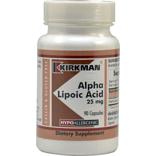 Alpha Lipoic Acid 25 mg Capsules - Hypo - 90 ct