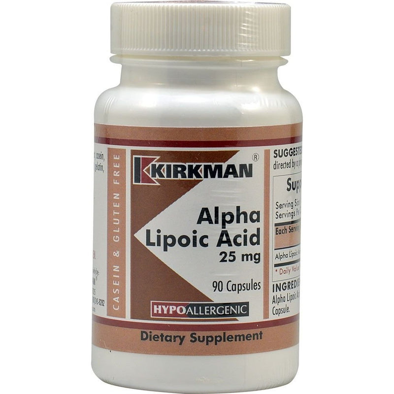 Alpha Lipoic Acid 25 mg Capsules - Hypo - 90 ct