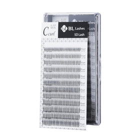 Blink Eyelash Extension MINK MIX 5D Volume Lash J/B/C/D Curl Thickness 0.07mm Length 714mm Mixed (C CurlX0.07mm)