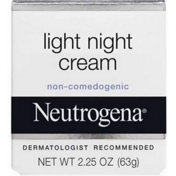 Neutrogena Light Facial Night Cream, 2.25 Oz.