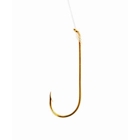 Eagle Claw Aberdeen Lightwire Hook Gold, Size 1 (Per 6)