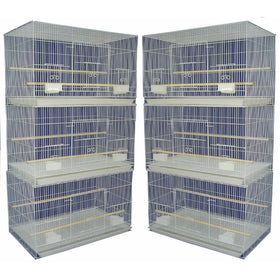 YML Small Breeding Cages, Pack of 6, White