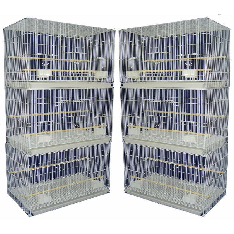 YML Small Breeding Cages, Pack of 6, White