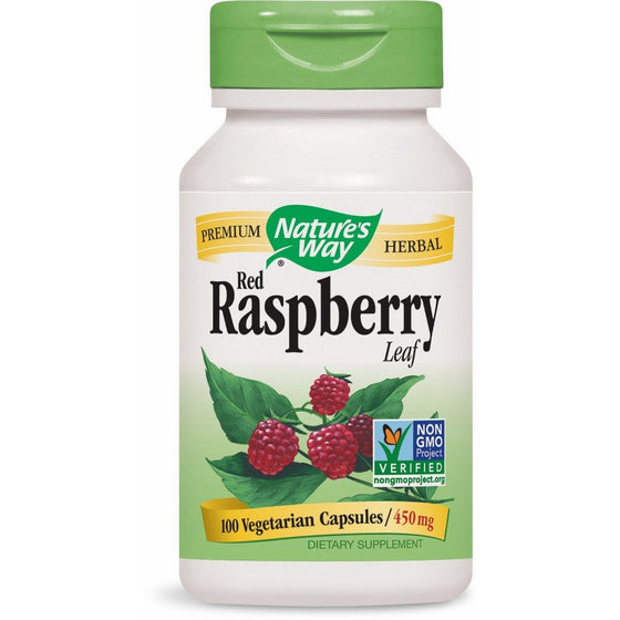 Nature's Way Red Raspberry Leaf 450 mg, 100 Vcaps