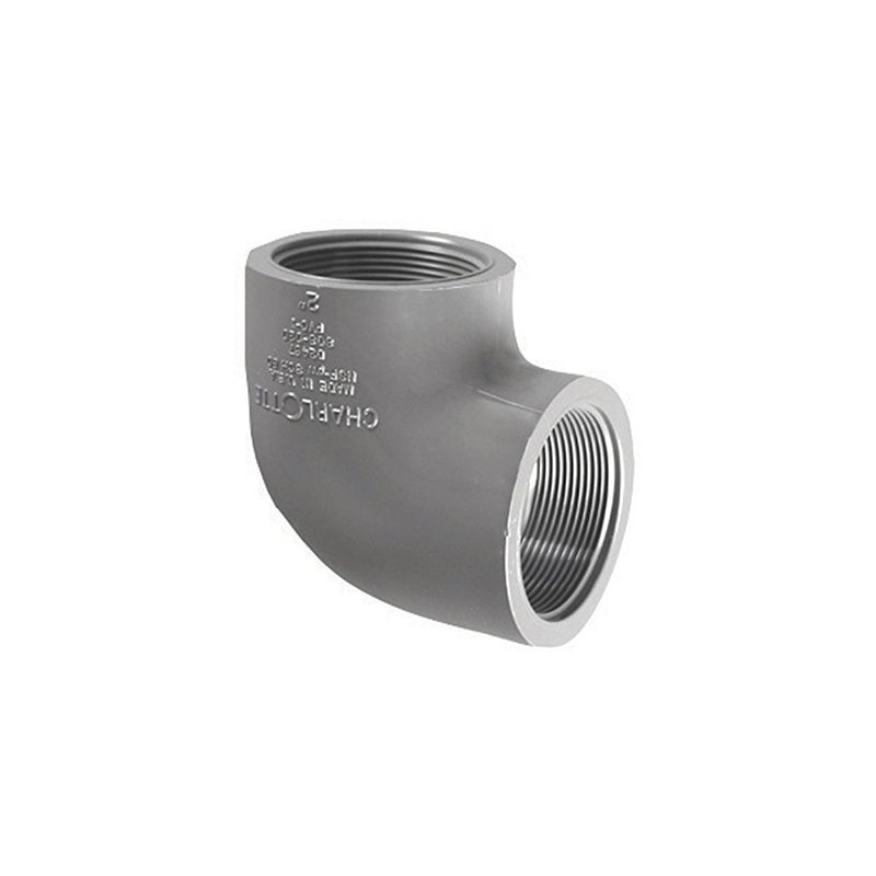 CHARLOTTE PIPE & FOUNDRY PVC 08302 1000HA 1/2" PVC SCH80 T x T Elbow