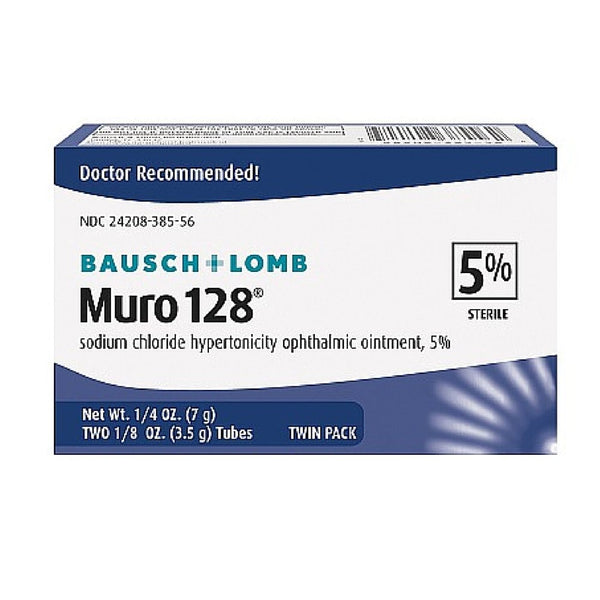 Muro 128 Sterile Ophthalmic5 Percent Ointment,twin Pack - 0.25 Oz Sku 3701117