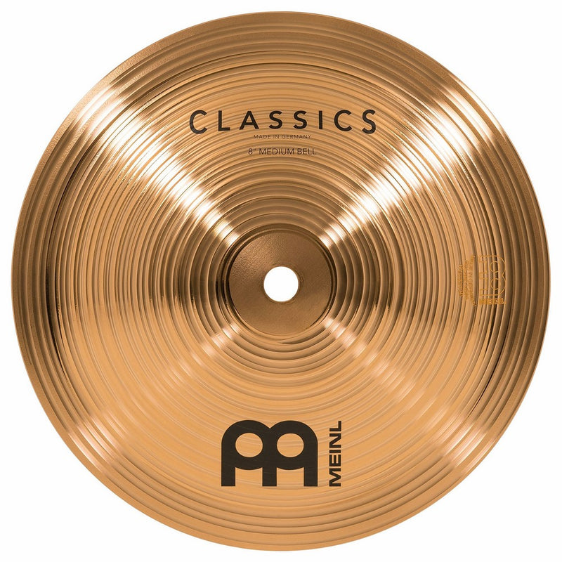 Meinl Cymbals C8BM 8-Inch Classics Traditional Medium Bell (VIDEO)
