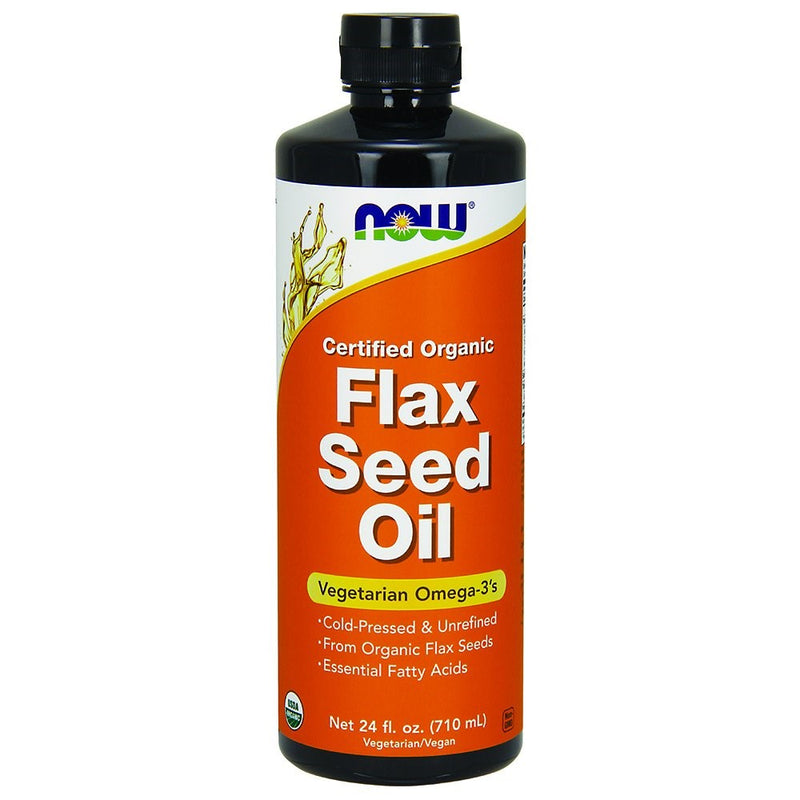 NOW Flax Seed Oil Liquid,24-Ounce