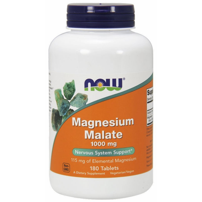 NOW Magnesium Malate 1000mg,180 Tablets