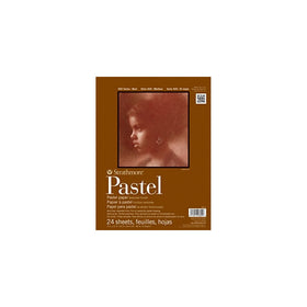 Strathmore 403-9 400 Series Pastel Pad, Assorted Colors, 9"x12" Glue Bound, 24 Sheets