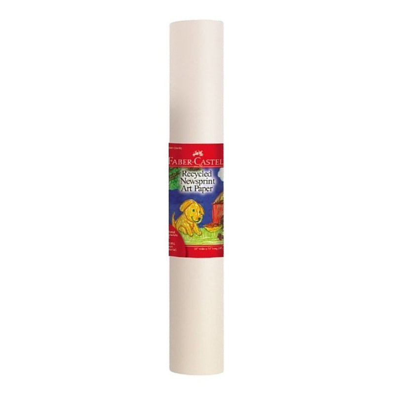 Faber-Castell Paper Recycled Newsprint Art Paper 18-Inch by 75-Feet roll (14525)