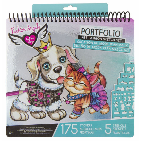 Fashion Angels Pet Lovers Fashion Full Size Sketch Portfolio, Style may vary