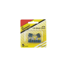 Bussman BP/ATM-15 RP 15 Amp Mini Fuses 5 Count