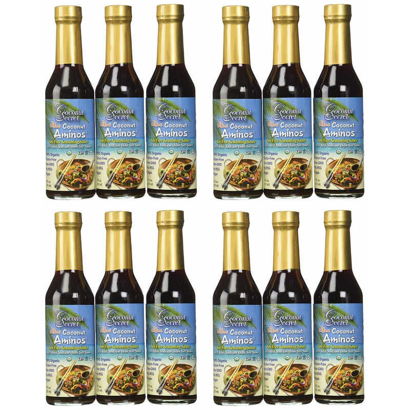 Coconut Secret - Organic Raw Coconut Aminos, 8 Fluid Ounce -- 12 per case.
