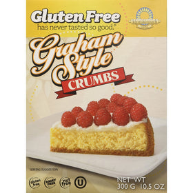 Kinnikinnick Gluten Free Graham Style Crumbs, 10.5 oz