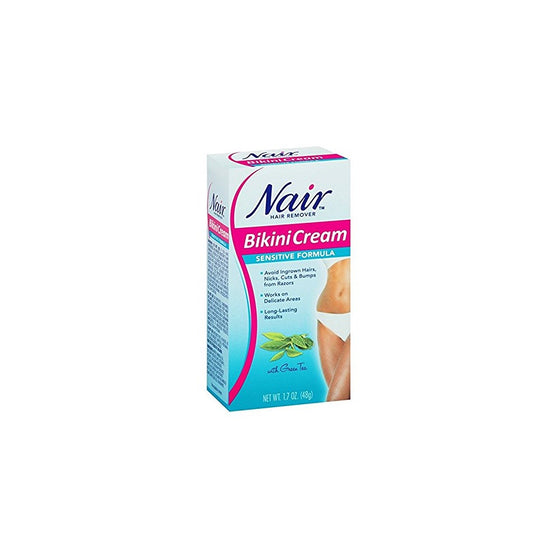 Nair Sensitive Bikini Cream, 1.7 Ounce (Pack of 4)