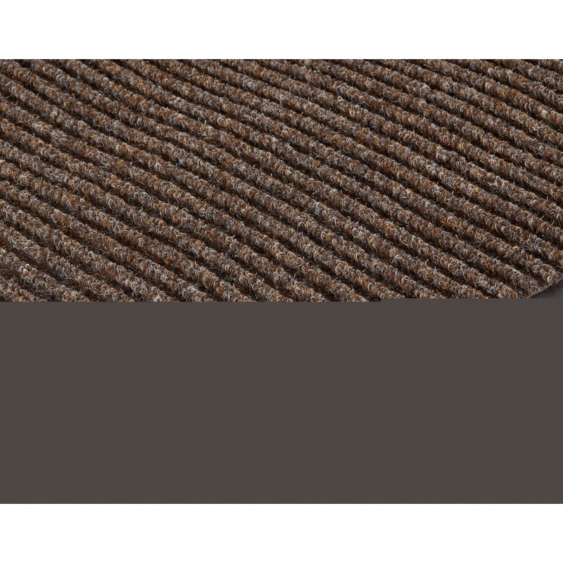 NoTrax 117S0035BR117 Heritage Rib Entrance Mat, for Lobbies and Indoor Entranceways, 3' Width x 5' Length x 3/8" Thickness, Brown