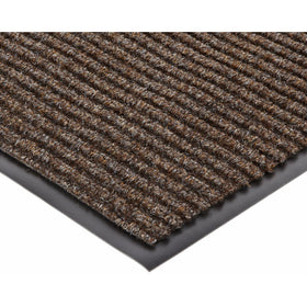 NoTrax 117 Heritage Rib Entrance Mat, for Lobbies and Indoor Entranceways, 3' Width x 4' Length x 3/8" Thickness, Brown