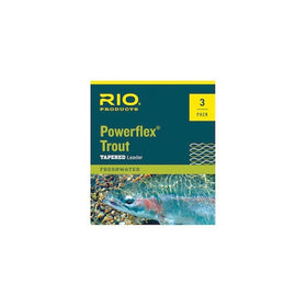 Rio: Powerflex Trout Leaders, 3 Pk, 9ft 5X