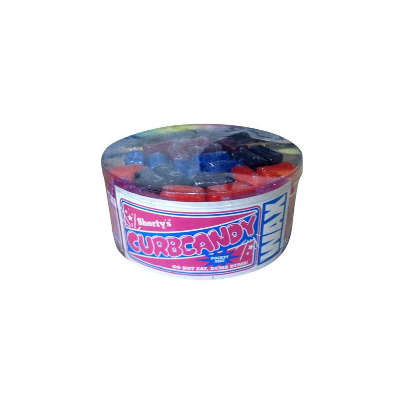 Shorty'small Curb Candy Wax 25 Piece Container Skateboard Wax