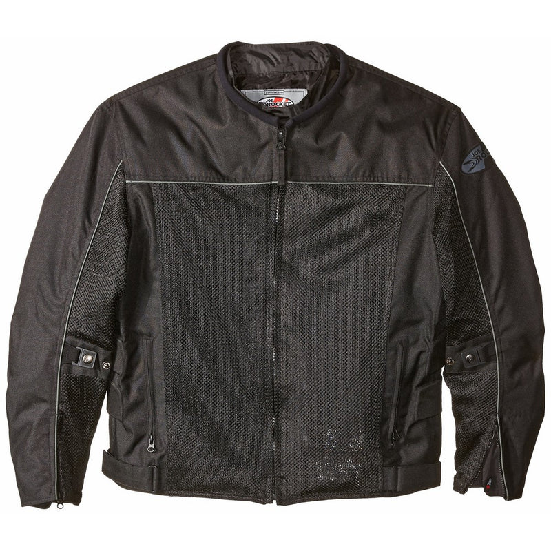 Joe Rocket Velocity Men's Mesh Riding Jacket (Black, X-Large)
