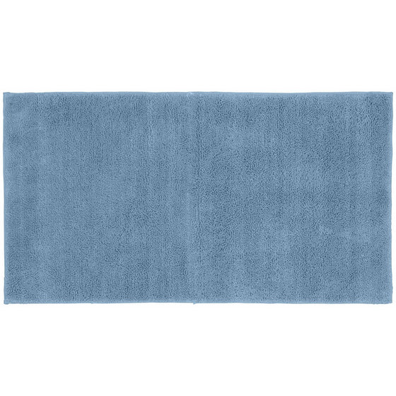 Garland Rug Queen Cotton Washable Rug, 24-Inch by 40-Inch, Sky Blue