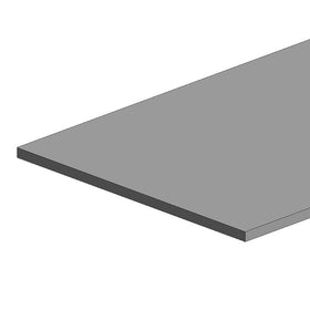 K&S 275 Tin Sheet, 0.013" Thickness x 4" Width x 10" Length, Dull Steel Plated Tin Sheet, 29 Gauge
