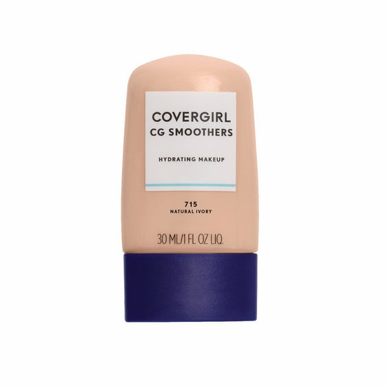 COVERGIRL Smoothers Hydrating Makeup Natural Ivory, 1 oz (packaging may vary)