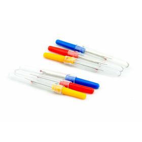Water & Wood 6 Pcs Green Yellow Red Plastic Handle Sewing Stitch Thread Unpicker Seam Ripper