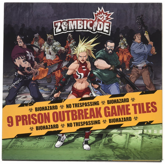 Zombicide Season 2 Prison Outbreak: 9 Double Sided Tiles Board Game