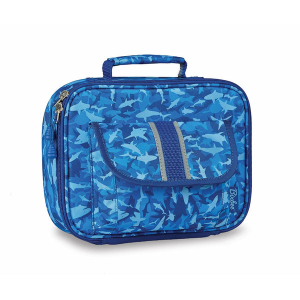 Bixbee Kids Insulated Lunchbox Shark Camo, Blue